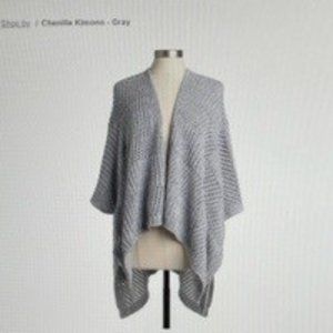 DEMDACO Chenille Kimono - Gray